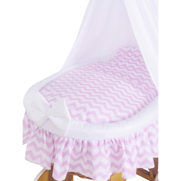 Ensemble de Linge Rayés de Lit  2 pcs pour Landau/berceau Hannah Rose