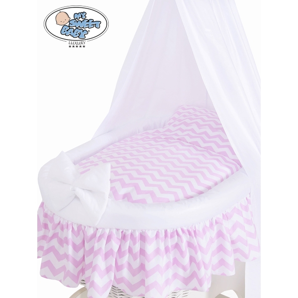 Ensemble de Linge Rayés de Lit  2 pcs pour Landau/berceau Hannah Rose