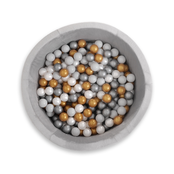 Piscine à Balles Minky avec Balles 200pcs Gris pour Garçon