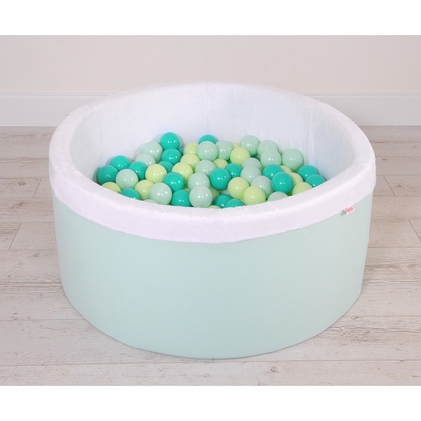 Piscine à Balles Minky avec Balles 200pcs Menthe