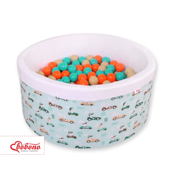 Piscine à Balles Minky avec Balles 200pcs Menthe