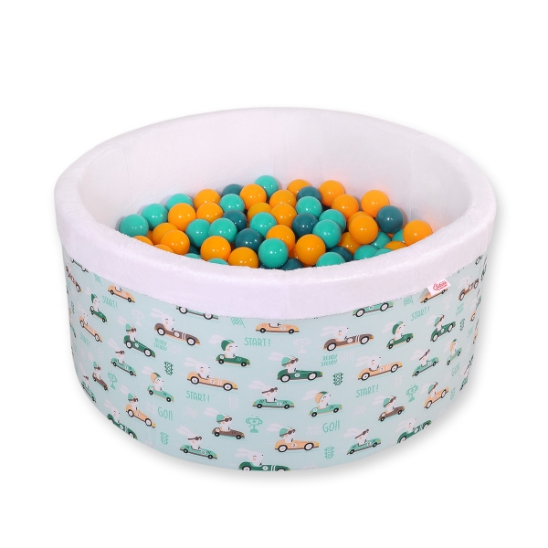 Piscine à Balles Minky avec Balles 200pcs Menthe