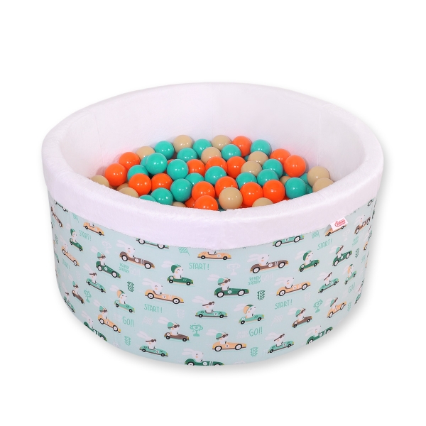 Piscine à Balles Minky avec Balles 200pcs Menthe