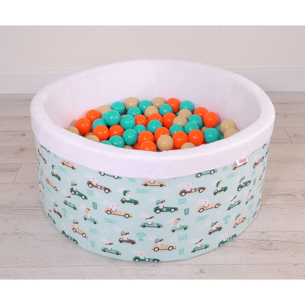 Piscine à Balles Minky avec Balles 200pcs Menthe