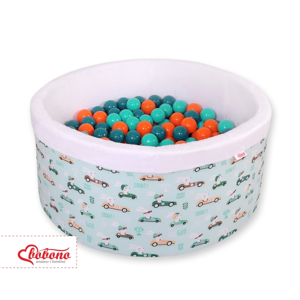 Piscine à Balles Minky avec Balles 200pcs Menthe