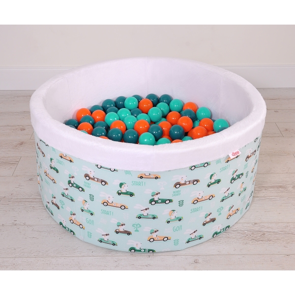Piscine à Balles Minky avec Balles 200pcs Menthe