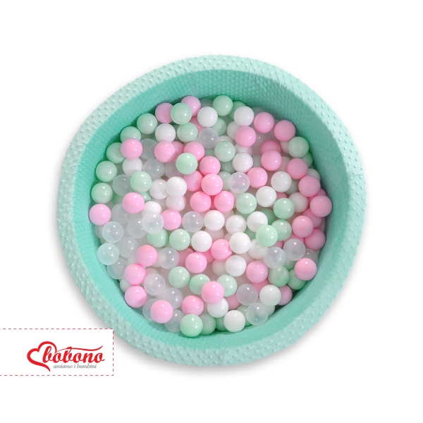 Piscine à Balles Minky avec Balles 200pcs Menthe