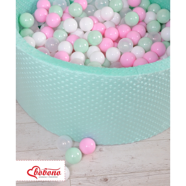 Piscine à Balles Minky avec Balles 200pcs Menthe