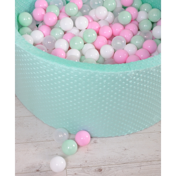 Piscine à Balles Minky avec Balles 200pcs Menthe