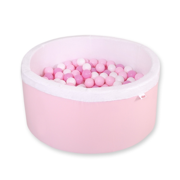 Piscine à Balles Minky avec Balles 200pcs Rose