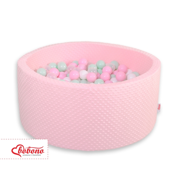 Piscine avec Balles 200pcs Rose Pour Fille