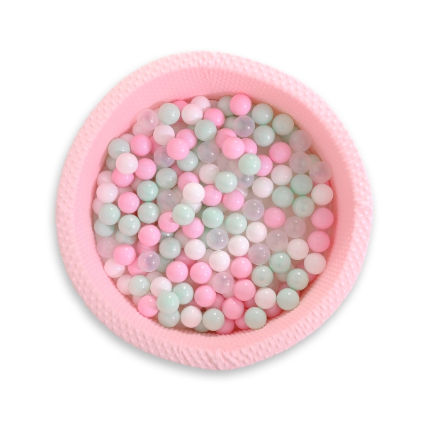 Piscine à Balles Minky avec Balles 200 pcs Rose