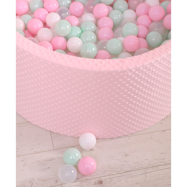 Piscine à Balles Minky avec Balles 200 pcs Rose