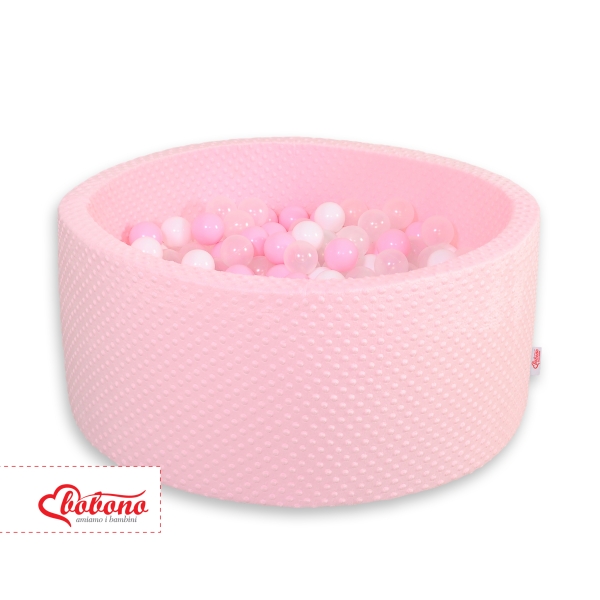 Piscine à Balles Minky avec Balles 200 pcs Rose