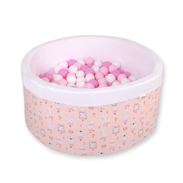 Piscine à Balles Minky avec Balles 200pcs Rose Ballerines