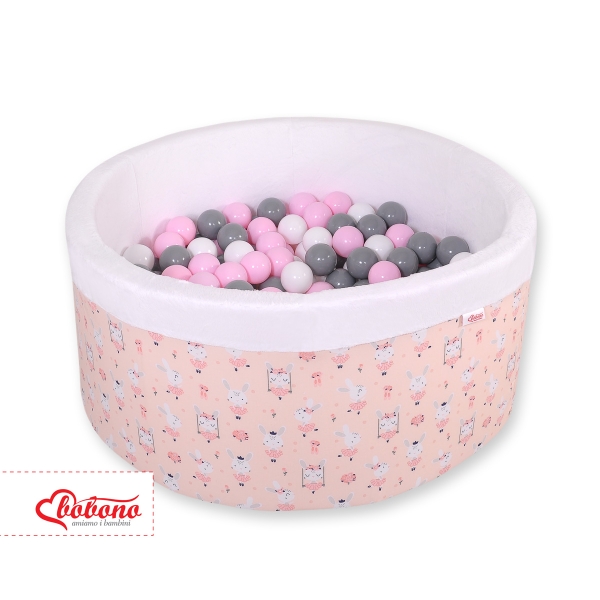 Piscine à Balles Minky avec Balles 200pcs Rose Ballerines