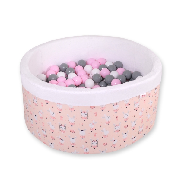 Piscine à Balles Minky avec Balles 200pcs Rose Ballerines