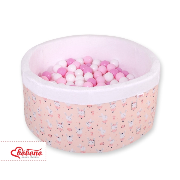 Piscine à Balles Minky avec Balles 200pcs Rose Ballerines