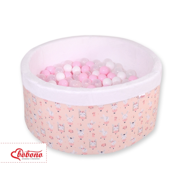 Piscine à Balles Minky avec Balles 200pcs Rose Ballerines