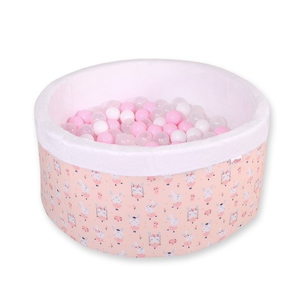 Piscine à Balles Minky avec Balles 200pcs Rose Ballerines