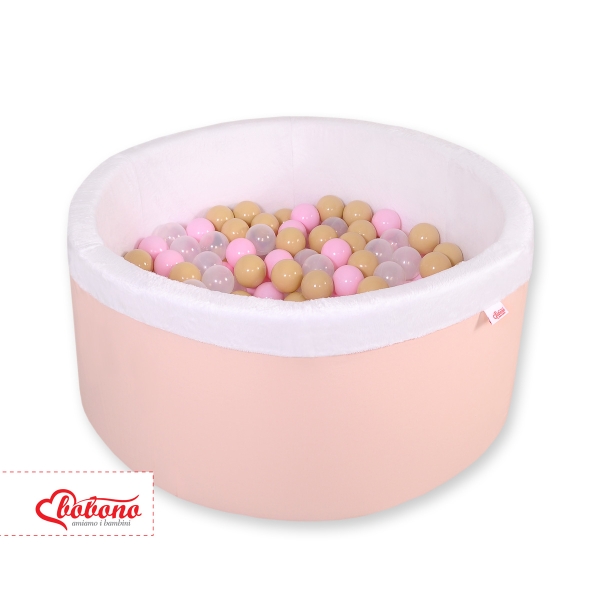 Piscine à Balles Minky avec Balles 200pcs Rose Poudré