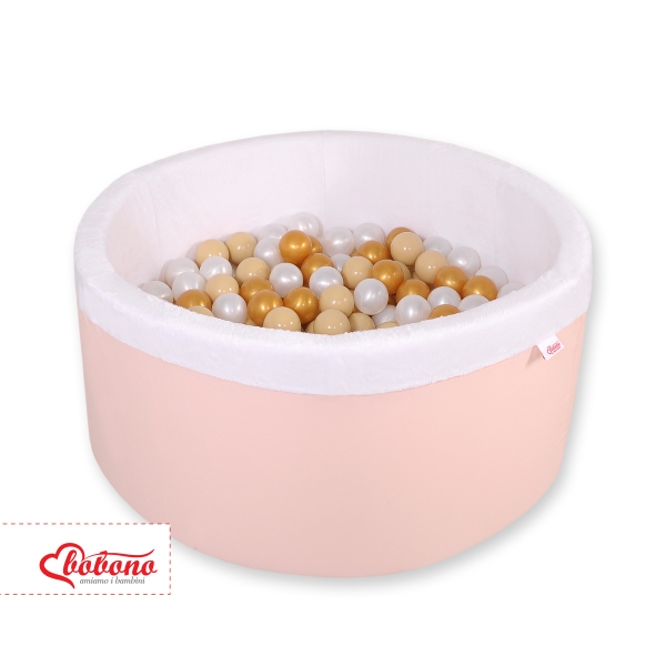 Piscine à Balles Minky avec Balles 200pcs Rose Poudré