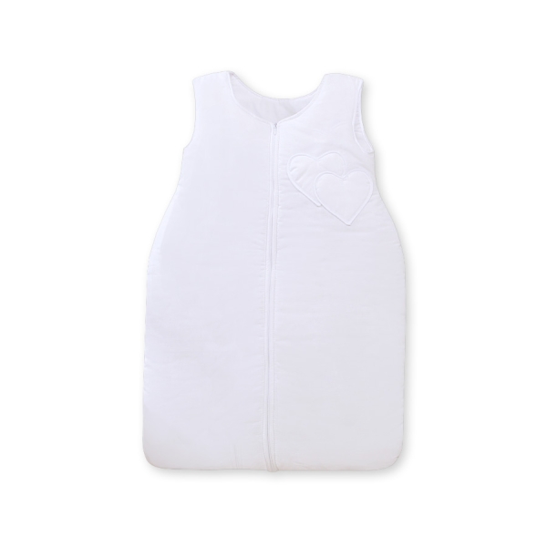 Gigoteuse Bébé  Blanc Cœurs