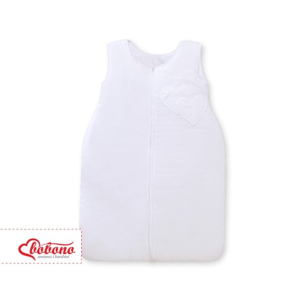 Gigoteuse Bébé  Blanc Cœurs