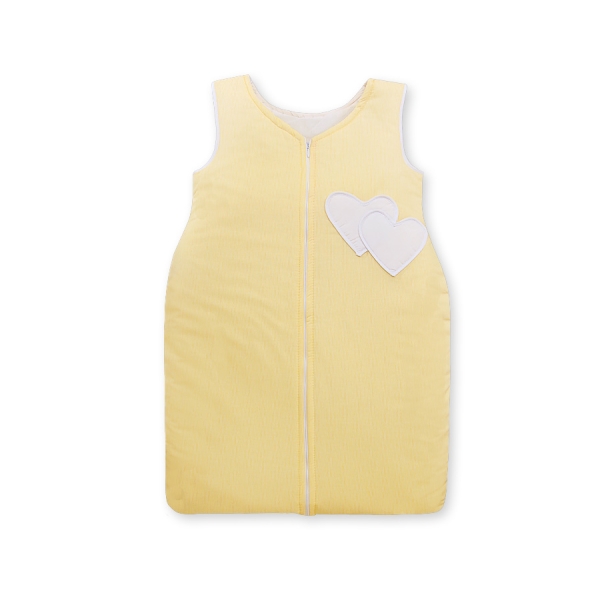Gigoteuse Jaune Rayures Cœurs