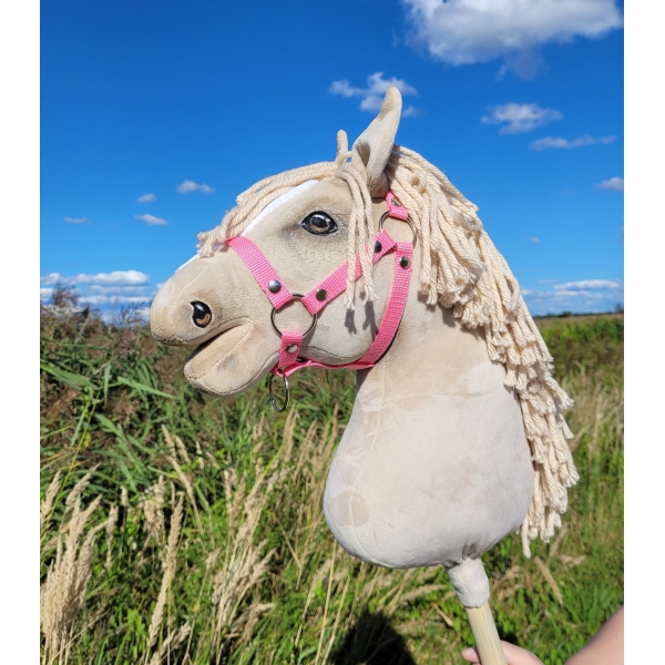 Hobby Horse Cheval sur Bâton Premium Cremello