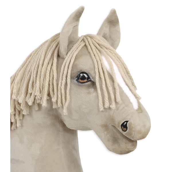 Hobby Horse Cheval sur Bâton Premium Cremello