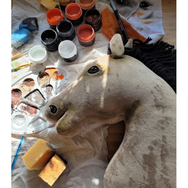 Hobby Horse Cheval Sur Un Bâton Premium  Dun Cheval