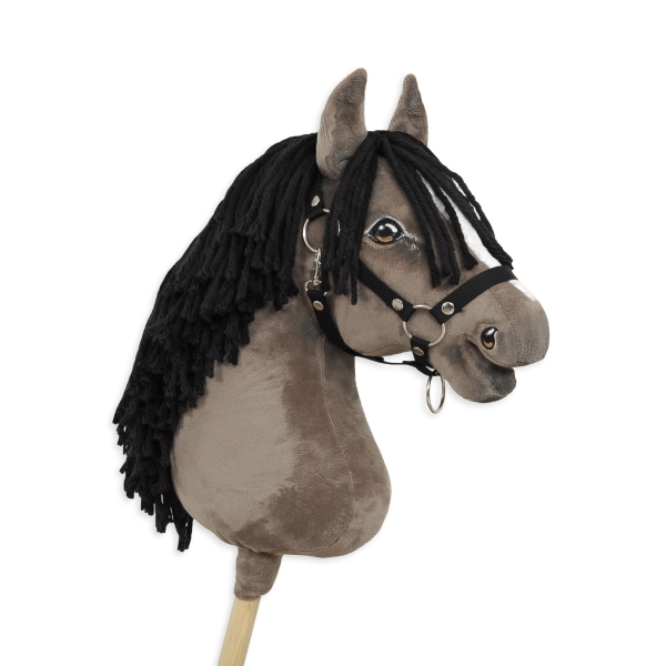 Hobby Horse Cheval sur un Bâton Premium Grullo
