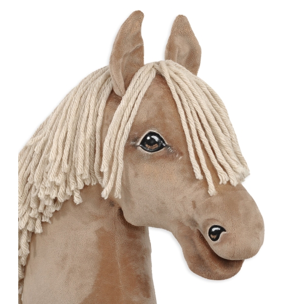Hobby Horse Palomino Cheval Sur Un Bâton Premium