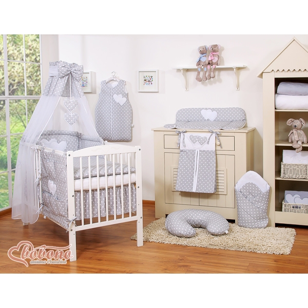 Housse d'oreiller couette ciel Tour de lit bébé 5 pcs