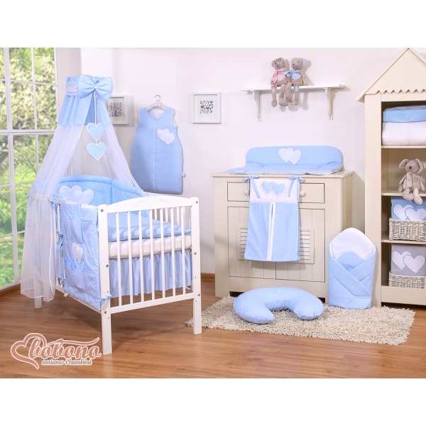 Housse d'oreiller couette ciel Tour de lit bébé 5 pcs