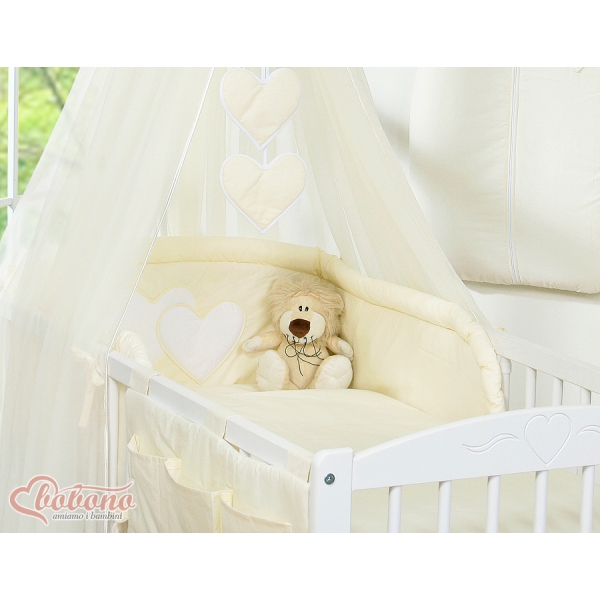 Housse d'oreiller couette Moustiquaire Tour de lit bébé 5 pcs