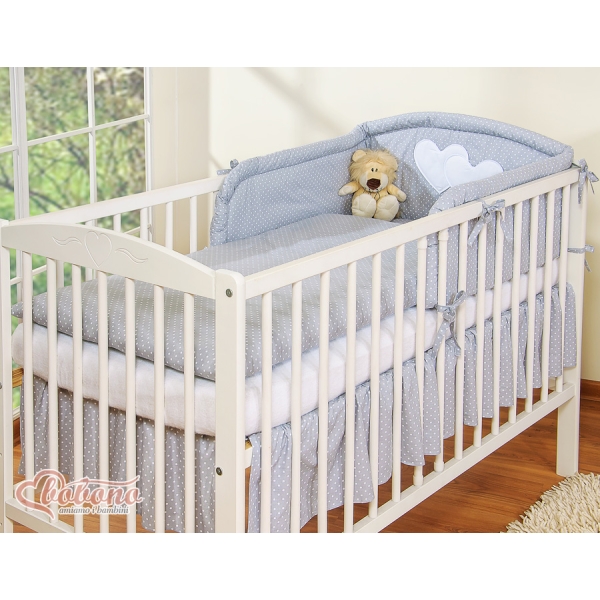Housses de couette et d'oreiller pour lit bébé à barreaux
