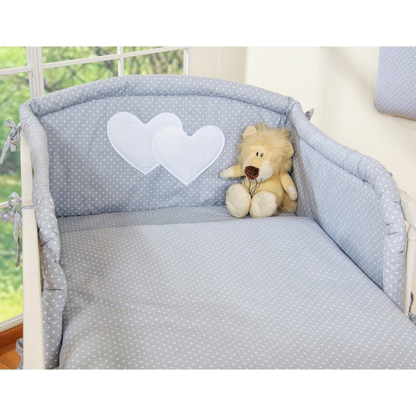 Housses de couette et d'oreiller pour lit bébé à barreaux