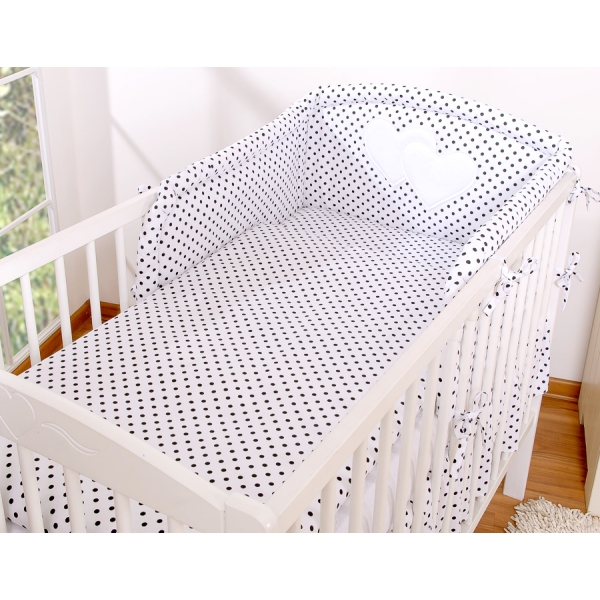 Housses de couette et d'oreiller pour lit bébé à barreaux