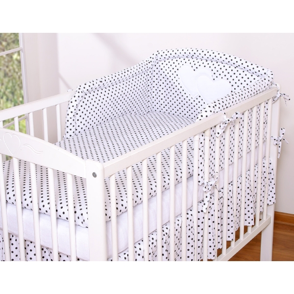 Housses de couette et d'oreiller pour lit bébé à barreaux