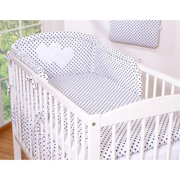 Housses de couette et d'oreiller pour lit bébé à barreaux