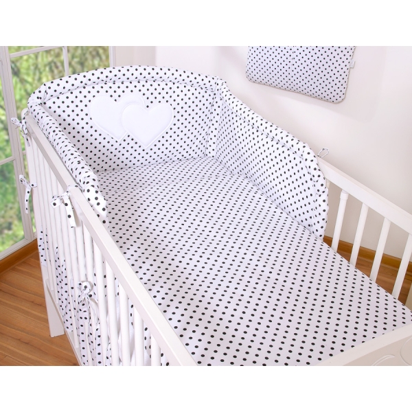 Housses de couette et d'oreiller pour lit bébé à barreaux