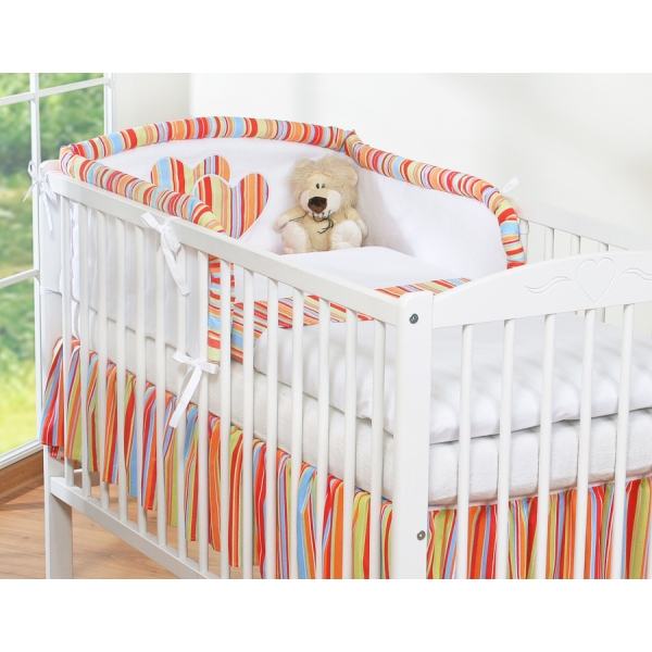 Housses de couette et d'oreiller pour lit bébé à barreaux