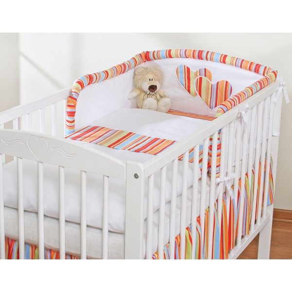 Housses de couette et d'oreiller pour lit bébé à barreaux