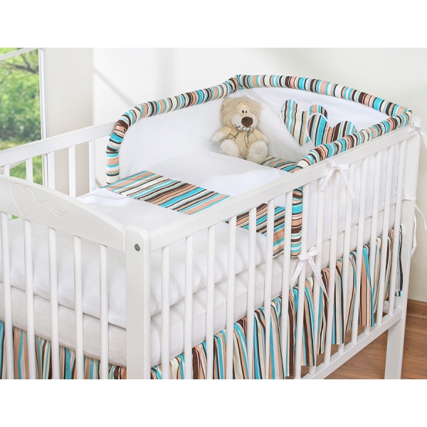 Housses de couette et d'oreiller pour lit bébé à barreaux