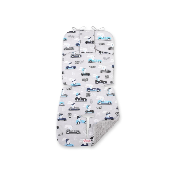 Insert de Poussettes Double Face Gris Lapins