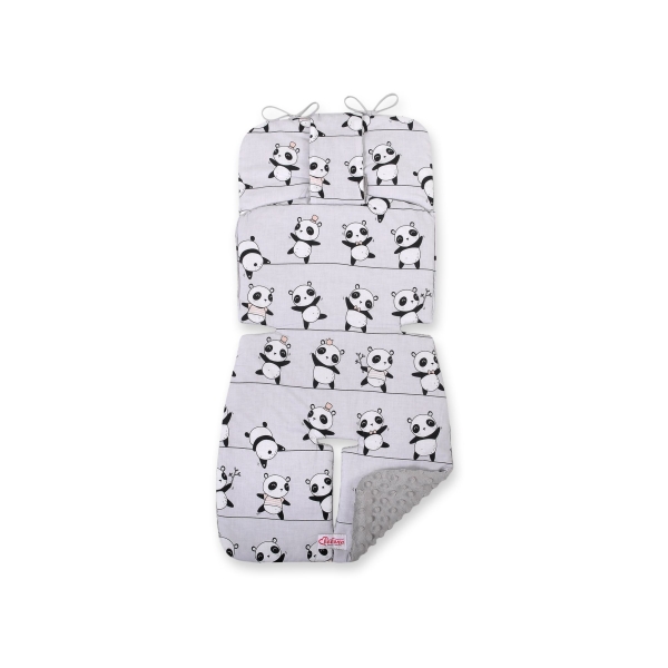 Insert de Poussettes Double Face Gris Panda