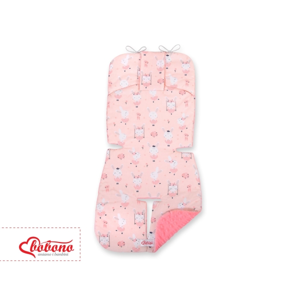 Insert de Poussettes Double Face Rose Ballerines Rose Poudré
