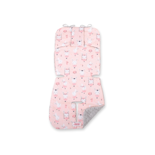 Insert de Poussettes Double Face Rose Gris Ballerines